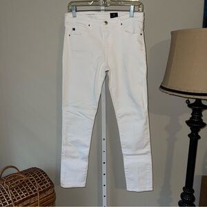AG Adriano Goldschmied Women's White Skinny Jeans size 27